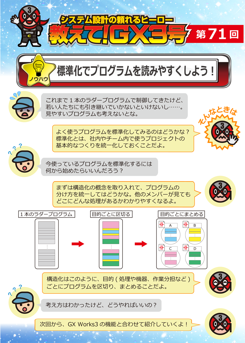 第71回　標準化でプログラムを読みやすくしよう！