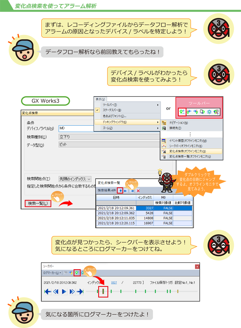 特別編 第3回　装置アラームをかんたん解析！査 