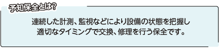 予知保全とは?