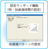 設定ウィザード機能
