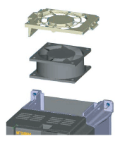 冷却ファン簡単交換