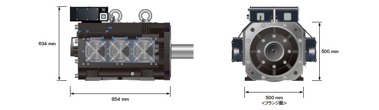 業界最小クラスの全長で装置の小形化に貢献