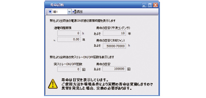 サーボアンプ寿命診断