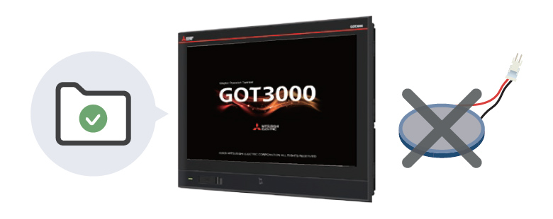 大事なデータを保持