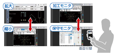 加工ビューア機能