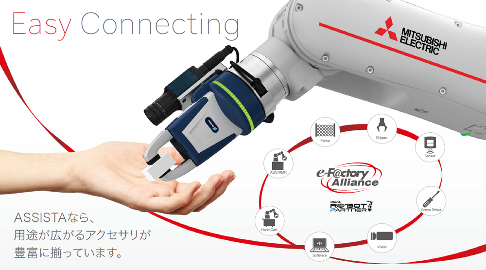 多彩なアクセサリと簡単接続