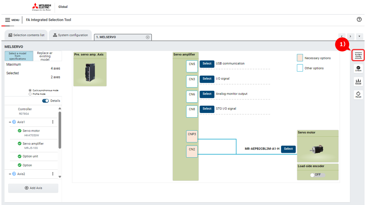 FA Integrated Selection Tool