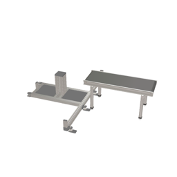 Item Palletizing station with cobot and conveyor belt