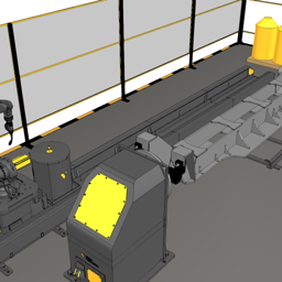 Arc Welding Cell with Track and One-axis Positioner (OLP)