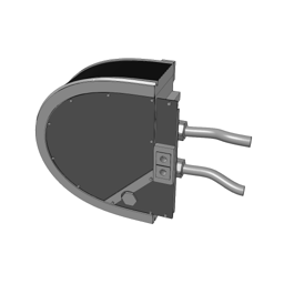 VERTICAL10 180 Deg. Section (500mm)