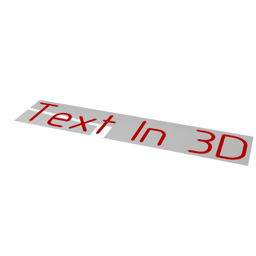 Text In 3D