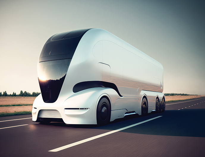 自律走行が可能なため、AR制御のロボットによる荷役も可能です。