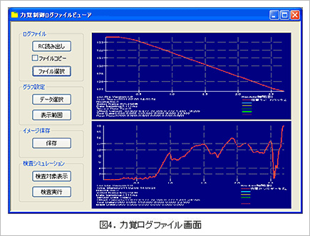 力覚ログファイル画面