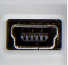 内蔵USB（Mini-B）コネクタ