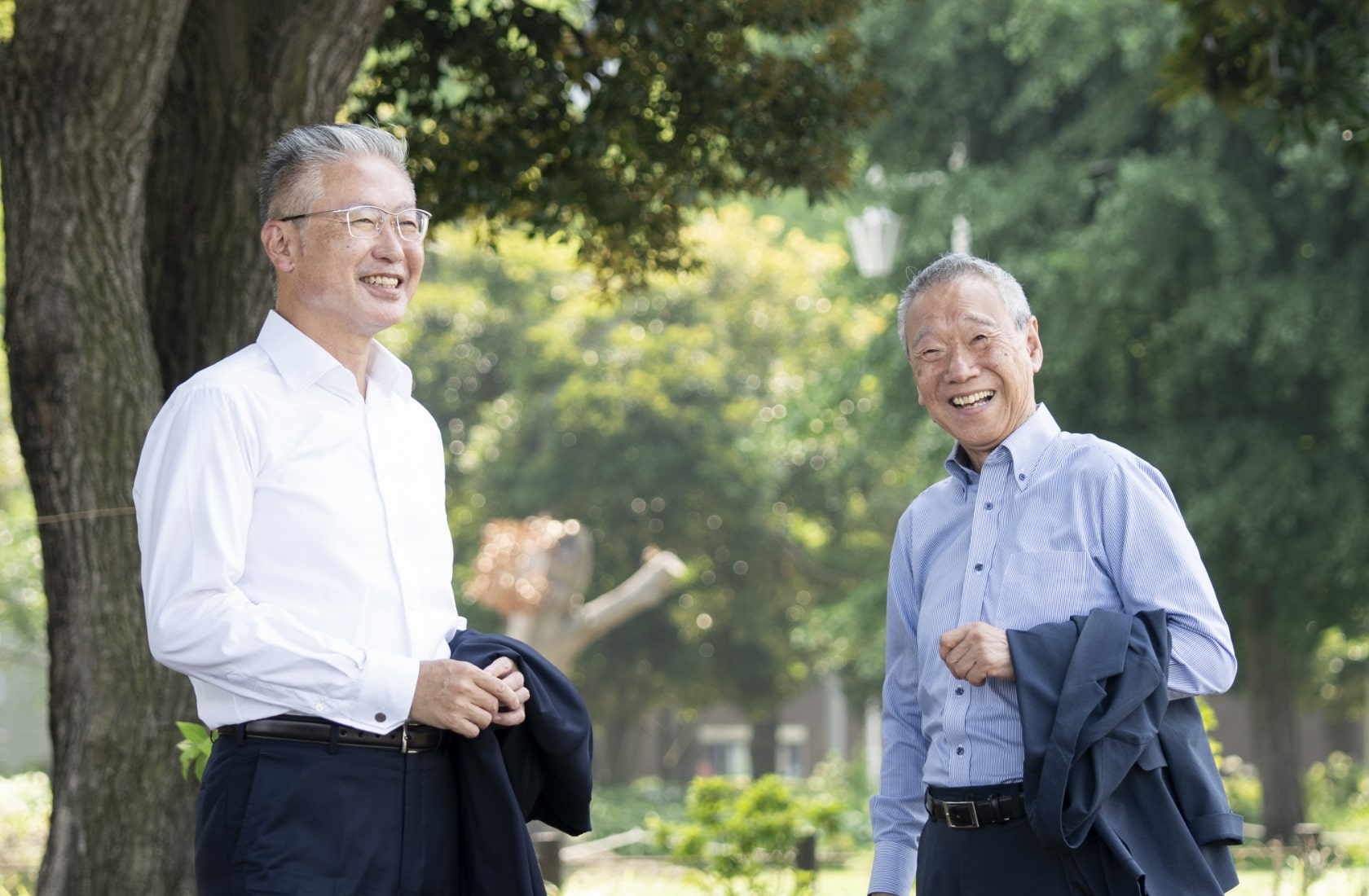 宮木一郎（左）大久保挙志（右）