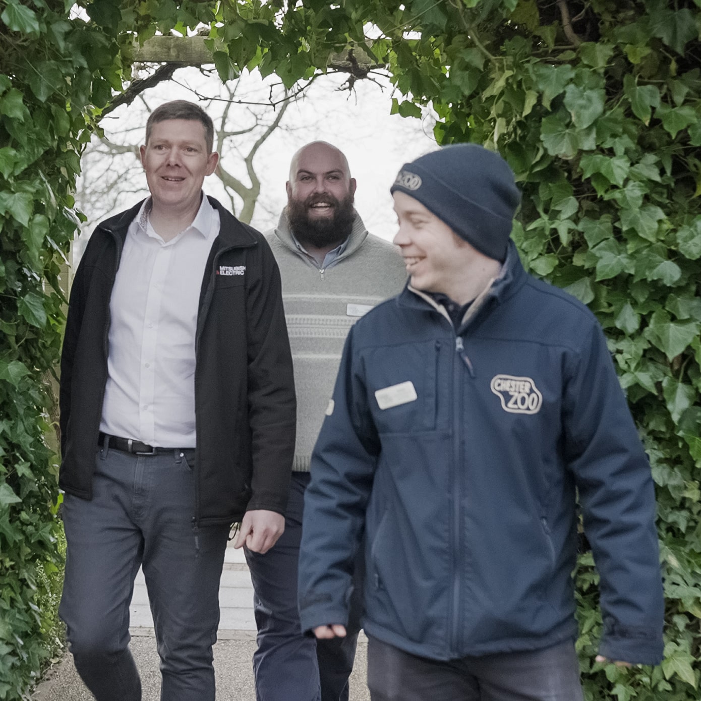 「三菱電機 × チェスター動物園」。ヒートポンプ技術が生み出した、やさしさあふれるコラボレーション