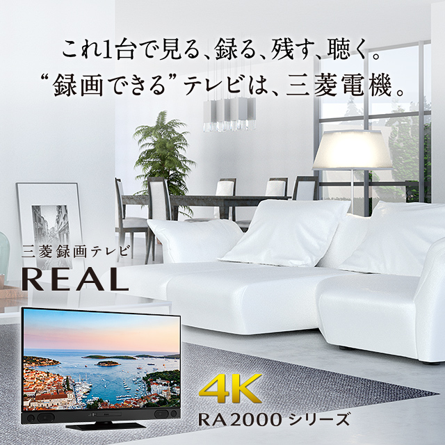 テレビ/映像機器 テレビ 液晶テレビ｜REAL：三菱電機