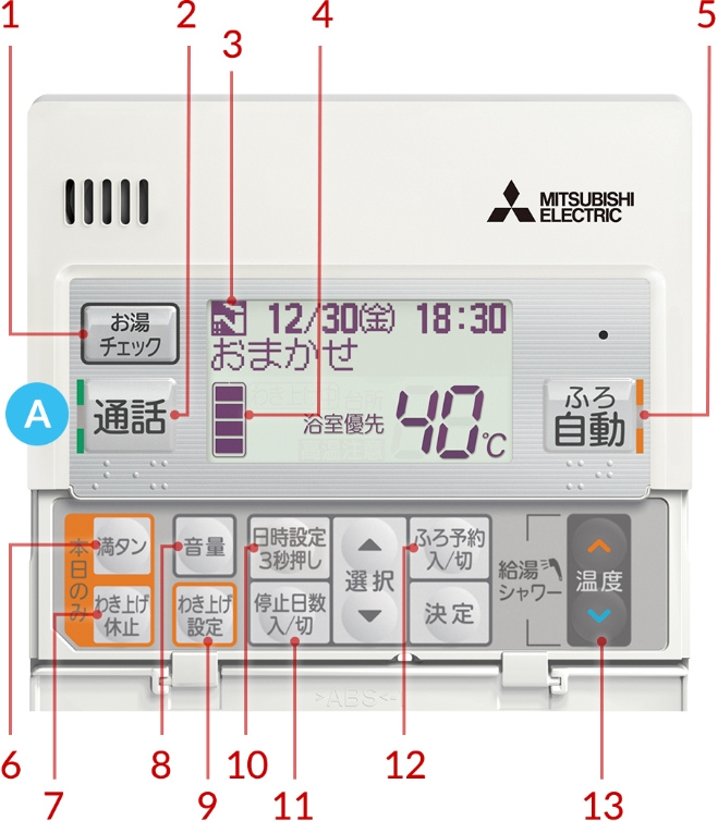 ー品販売 MITSUBISHI 三菱エコキュートリモコンセット