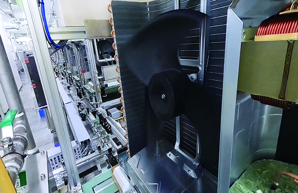 ヒートポンプユニットの通電検査