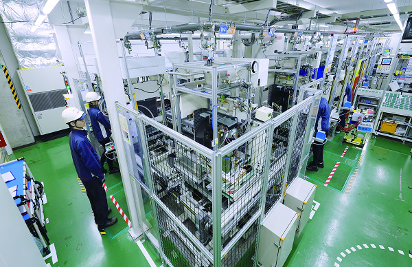 ヒートポンプユニットの給水運転検査