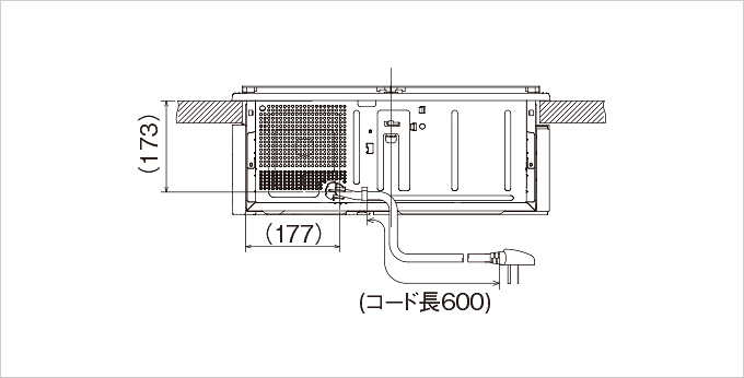 simpleIH CS-G220DXR 製品仕様 | IHクッキングヒーター | 三菱電機