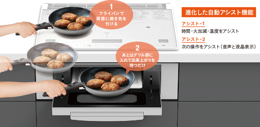 進化した自動アシスト機能