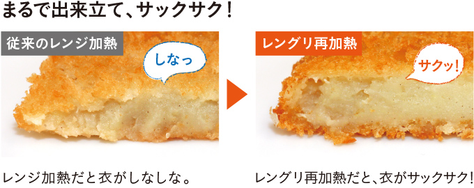 まるで出来立て、サックサク！