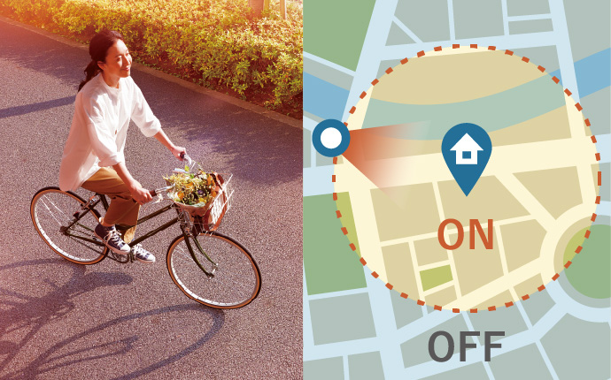 おかえりON/おでかけOFF