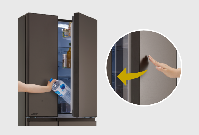 ヨコ取りポケットとオートクローザー