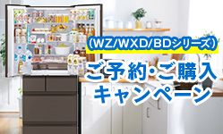 （WZ/WXD/BDシリーズ）ご予約・ご購入キャンペーン