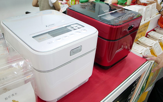 FOOD TAIPEI：三菱電機ジャー炊飯器 お米塾