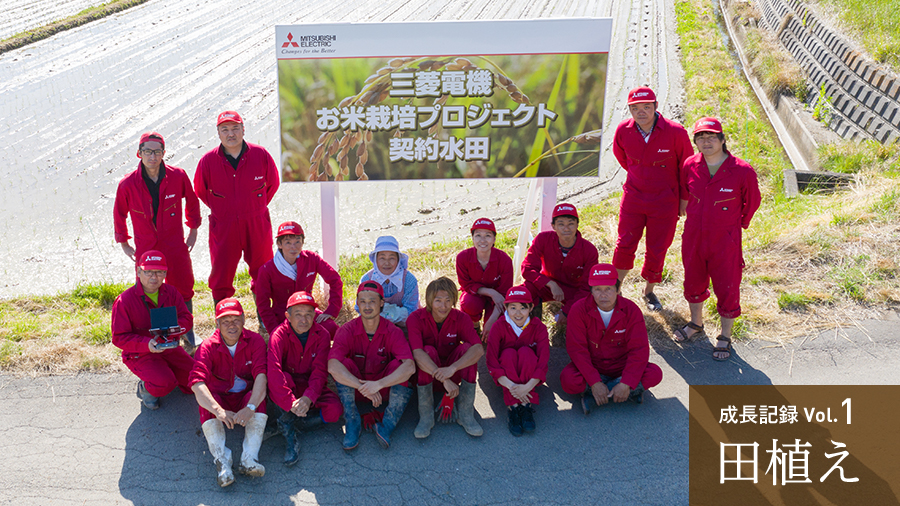 成長記録Vol.1 田植え