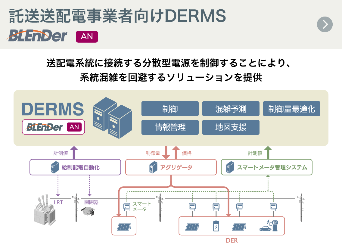 託送送配電事業者向けDERMS