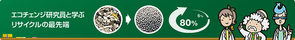 エコチェンジ研究員と学ぶリサイクルの最先端