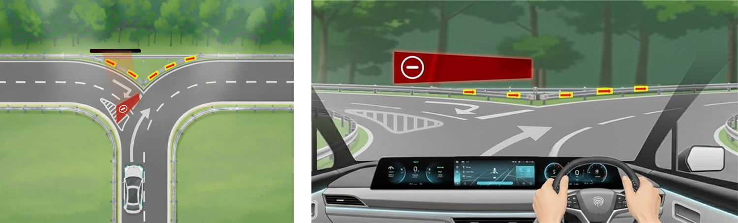 空中ディスプレイ「CielVision」（2D）の適用例（イメージ）