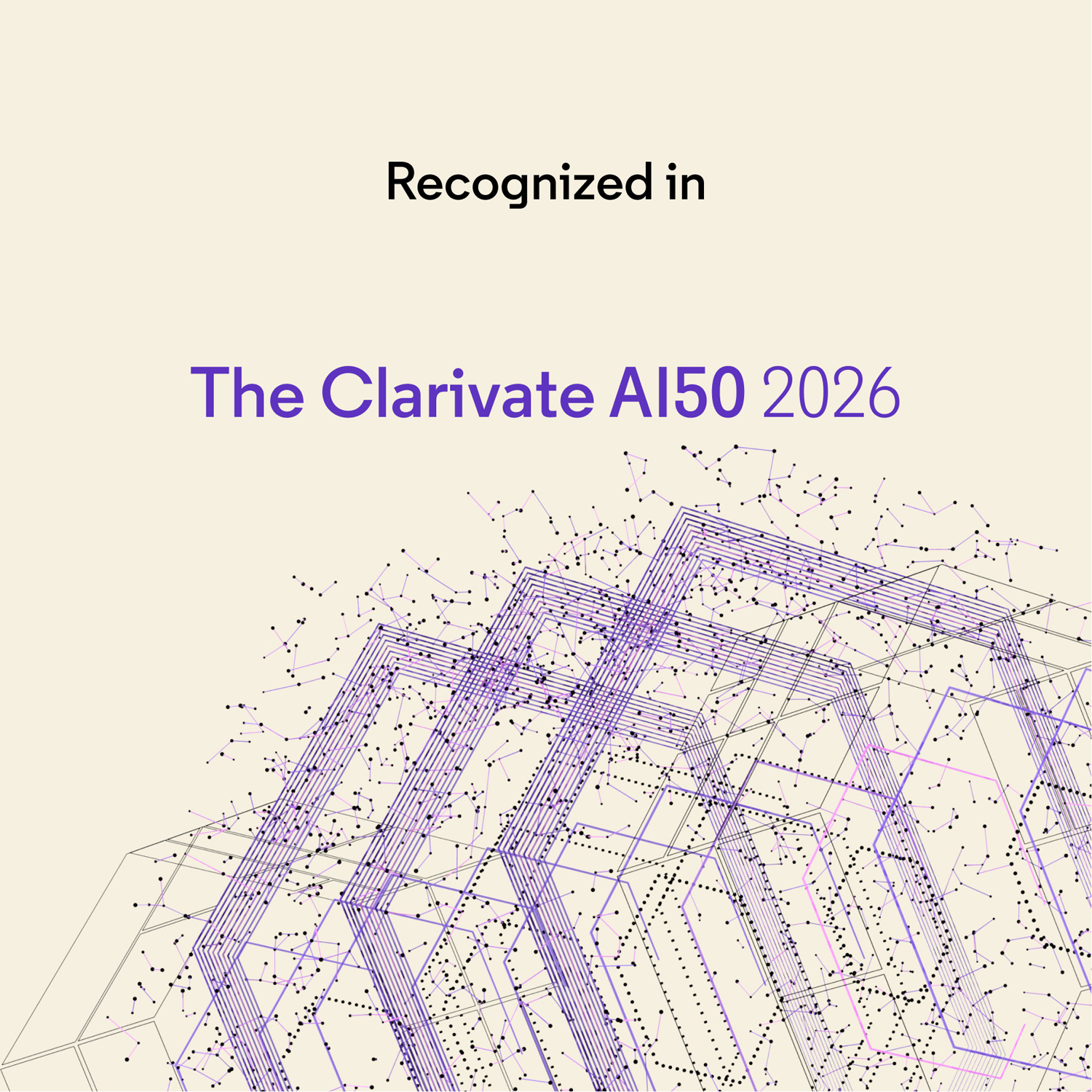 「Clarivate AI50 2026」ロゴ