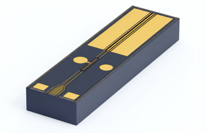 次世代データセンター向け200Gbps EMLチップのイメージ図