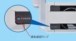 運転確認ランプ