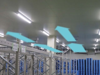 冷気のサーキュレーション