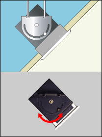 斜め天井取付イメージ