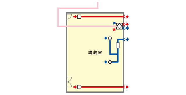学校用ロスナイ〈天吊露出形〉