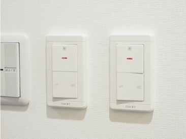 照明や空調と同じ感覚で操作できる壁スイッチ