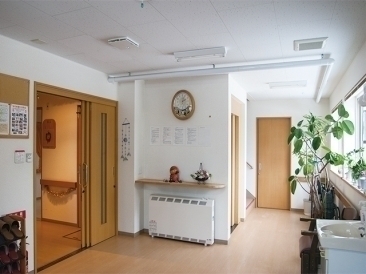 「ふれあいはうす」ではエントランスホールに
