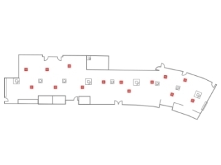 循環ファン設置見取図