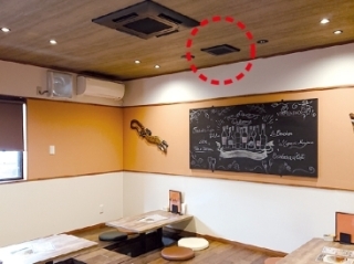 小上がり席のダクト用換気扇ACタイプも更新