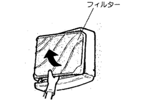 フィルターの交換