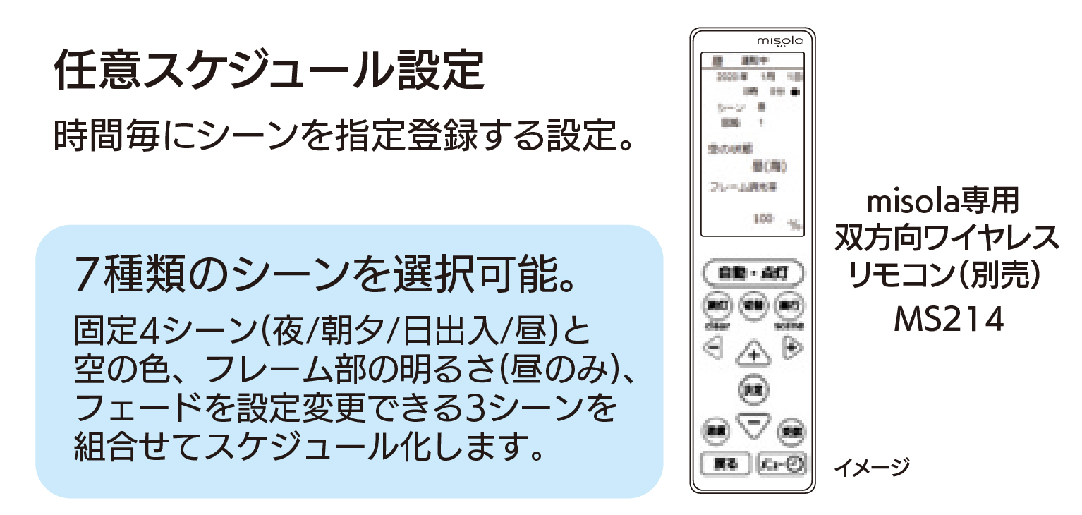 任意スケジュール設定