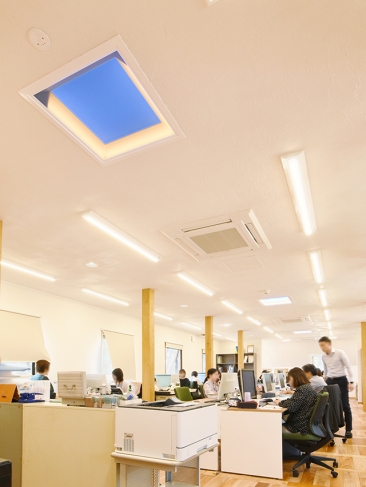 オフィス 青空照明