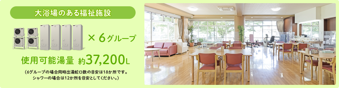 大浴場のある福祉施設