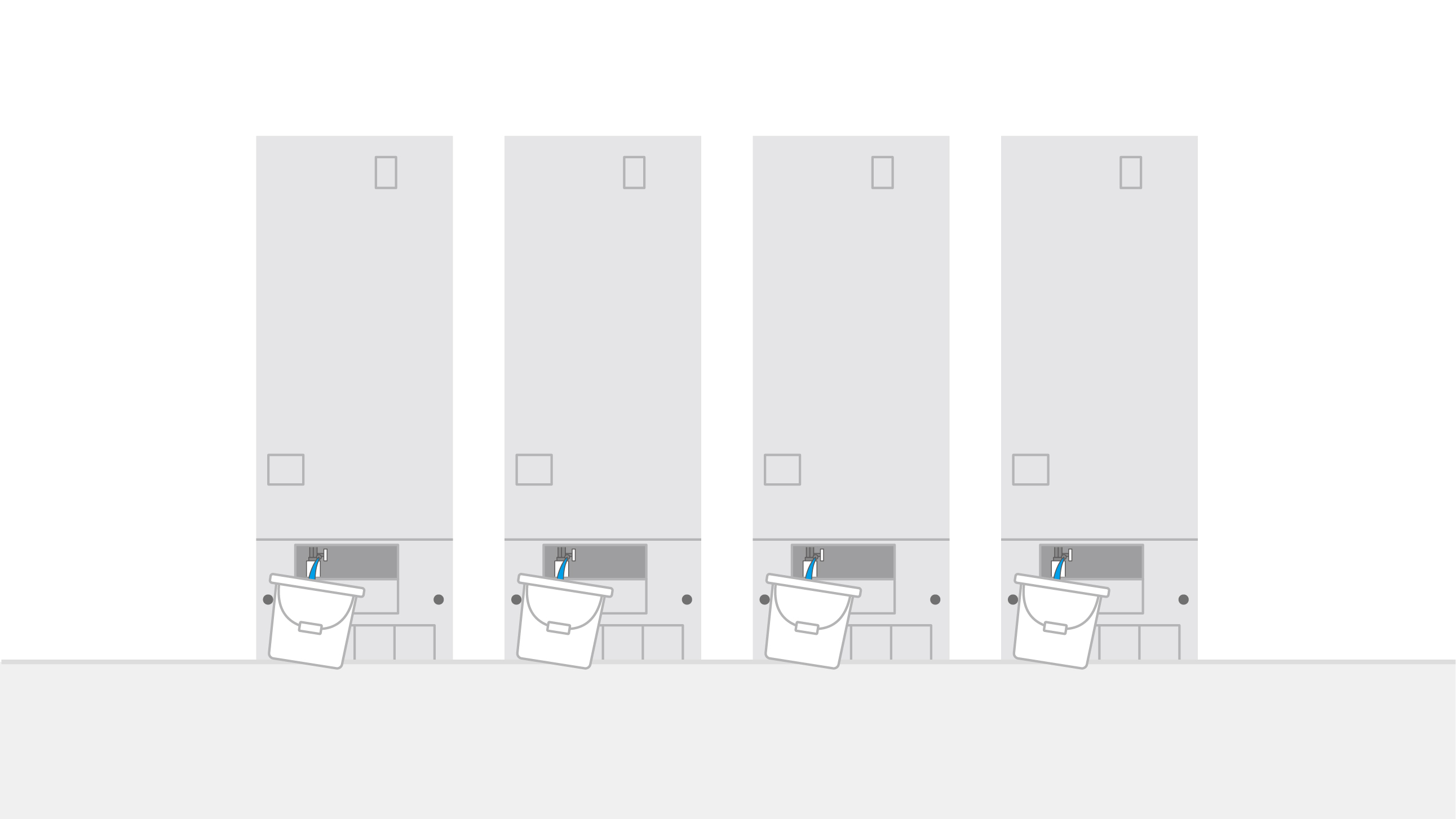 複数のタンクから同時に取水のイメージ